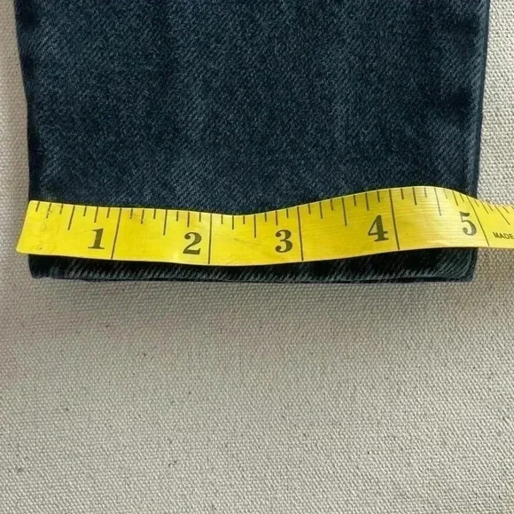 VTG BONGO Mom Jeans Made in USA Dark BLUE Size 0 High Rise Tapered - Picture 9 of 12